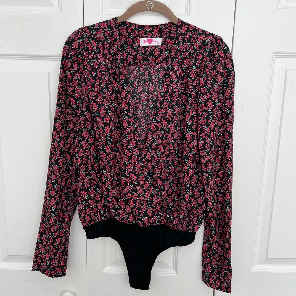 Buddy Love Floral Long Sleeve Bodysuit